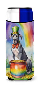 Where the gold at Hugger for Ultra Slim Cans (Dog Breed: Great Dane 5550, size: Slim Can)