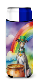 Where the gold at Hugger for Ultra Slim Cans (Dog Breed: Greyhound 5553, size: Slim Can)