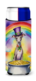 Where the gold at Hugger for Ultra Slim Cans (Dog Breed: Italian Greyhound 5561, size: Slim Can)