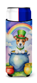 Where the gold at Hugger for Ultra Slim Cans (Dog Breed: Jack Russell Terrier 5562, size: Slim Can)