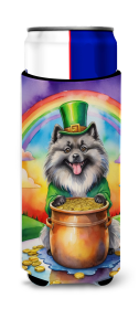 Where the gold at Hugger for Ultra Slim Cans (Dog Breed: Keeshond 5564, size: Slim Can)