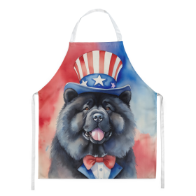 Patriotic American Apron (Dog Breed: Chow Chow 5686, size: large)