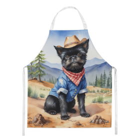 Cowboy Welcome Apron (Design: Affenpinscher 5824, size: large)