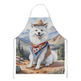 Cowboy Welcome Apron (Design: American Eskimo 5832, size: large)