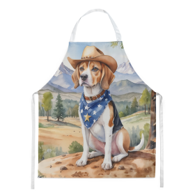 Cowboy Welcome Apron (Design: Beagle 5843, size: large)
