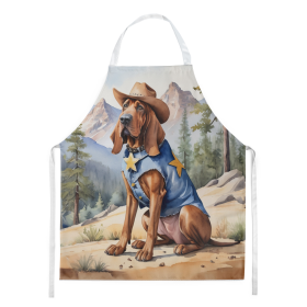 Cowboy Welcome Apron (Design: Bloodhound 5855, size: large)
