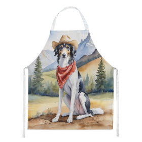 Cowboy Welcome Apron (Design: Borzoi 5860, size: large)