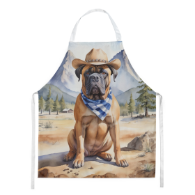 Cowboy Welcome Apron (Design: Bullmastiff 5868, size: large)