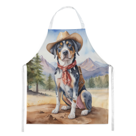 Cowboy Welcome Apron (Design: Catahoula 5872, size: large)