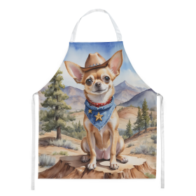 Cowboy Welcome Apron (Design: Chihuahua 5875, size: large)