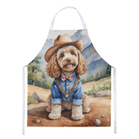 Cowboy Welcome Apron (Design: Cockapoo 5879, size: large)