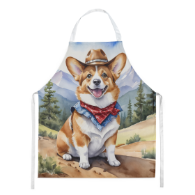 Cowboy Welcome Apron (Design: Corgi 5884, size: large)