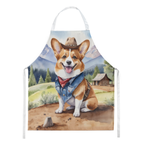 Cowboy Welcome Apron (Design: Corgi 5885, size: large)