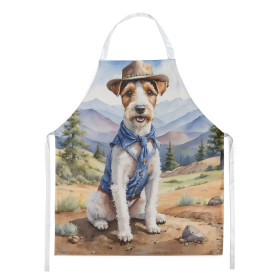 Cowboy Welcome Apron (Design: Fox Terrier 5901, size: large)