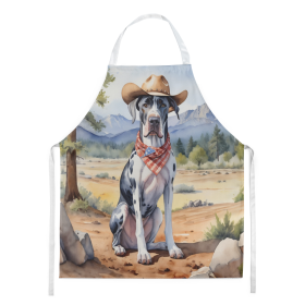 Cowboy Welcome Apron (Design: Great Dane 5912, size: large)