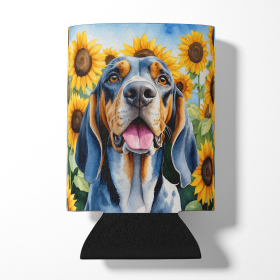In Sunflowers Can or Bottle Hugger (Dog Breed: American English Coonhound 6007, size: Can Hugger)