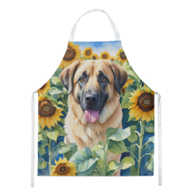 In Sunflowers Apron (Dog Breed: Anatolian Shepherd 6012, size: large)