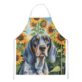In Sunflowers Apron (Dog Breed: Bluetick Coonhound 6030, size: large)