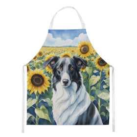 In Sunflowers Apron (Dog Breed: Borzoi 6034, size: large)