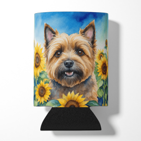 In Sunflowers Can or Bottle Hugger (Dog Breed: Cairn Terrier 6044, size: Can Hugger)