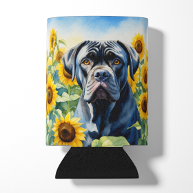 In Sunflowers Can or Bottle Hugger (Dog Breed: Cane Corso 6045, size: Can Hugger)