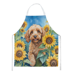 In Sunflowers Apron (Dog Breed: Cockapoo 6057, size: large)