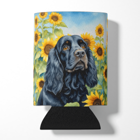 In Sunflowers Can or Bottle Hugger (Dog Breed: Cocker Spaniel 6060, size: Can Hugger)