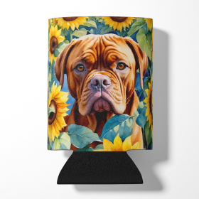 In Sunflowers Can or Bottle Hugger (Dog Breed: Dogue de Bordeaux 6069, size: Can Hugger)