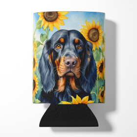In Sunflowers Can or Bottle Hugger (Dog Breed: Gordon Setter 6090, size: Can Hugger)