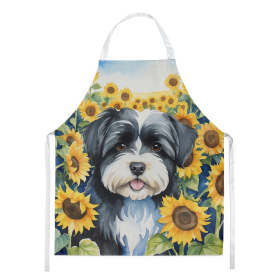 In Sunflowers Apron (Dog Breed: Havanese 6097, size: large)