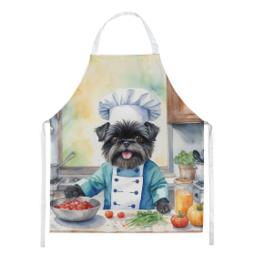 The Dog Chef Apron (Dog Breed: Affenpinscher 6179, size: large)