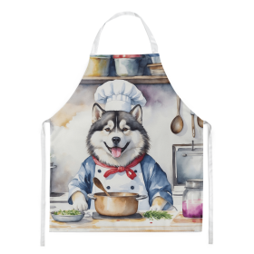 The Dog Chef Apron (Dog Breed: Alaskan Malamute 6184, size: large)