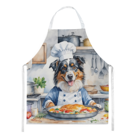 The Dog Chef Apron (Dog Breed: Australian Shepherd 6193, size: large)