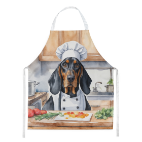 The Dog Chef Apron (Dog Breed: Black and Tan Coonhound 6209, size: large)