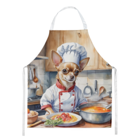 The Dog Chef Apron (Dog Breed: Chihuahua 6230, size: large)