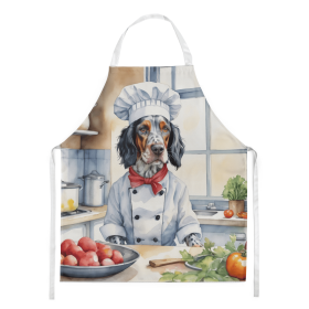 The Dog Chef Apron (Dog Breed: English Setter 6246, size: large)