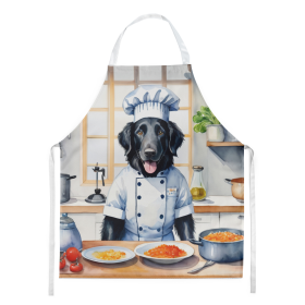 The Dog Chef Apron (Dog Breed: Flat-Coated Retriever 6249, size: large)