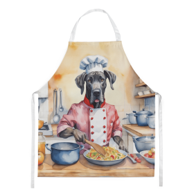 The Dog Chef Apron (Dog Breed: Great Dane 6260, size: large)