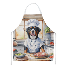 The Dog Chef Apron (Dog Breed: Greater Swiss Mountain Dog 6262, size: large)