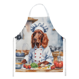 The Dog Chef Apron (Dog Breed: Irish Setter 6266, size: large)