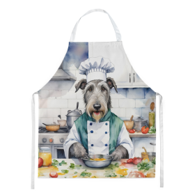 The Dog Chef Apron (Dog Breed: Irish Wolfhound 6268, size: large)