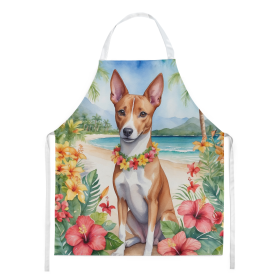 Luau Party Apron (Dog Breed: Basenji 6360, size: large)