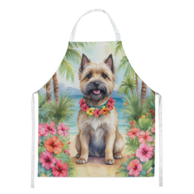 Luau Party Apron (Dog Breed: Cairn Terrier 6396, size: large)