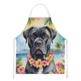 Luau Party Apron (Dog Breed: Cane Corso 6398, size: large)