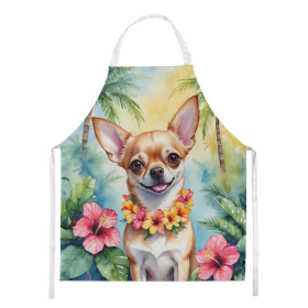 Luau Party Apron (Dog Breed: Chihuahua 6404, size: large)
