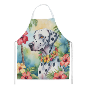 Luau Party Apron (Dog Breed: Dalmatian 6421, size: large)