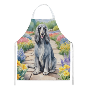 Spring Path Apron (Dog Breed: Afghan Hound 6542, size: large)