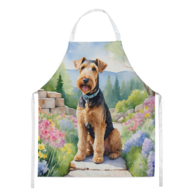 Spring Path Apron (Dog Breed: Airedale Terrier 6543, size: large)