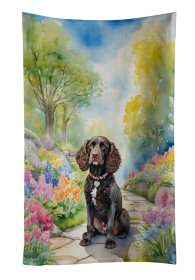 Spring Path Kitchen Towel (Dog Breed: American Water Spaniel 6553, size: 25Hx15W)