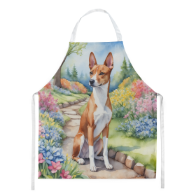 Spring Path Apron (Dog Breed: Basenji 6558, size: large)